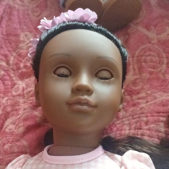 Charming Pink and White Dolls Set - Picture 3 of 8